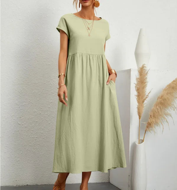 Emma's Rosa Midikleid