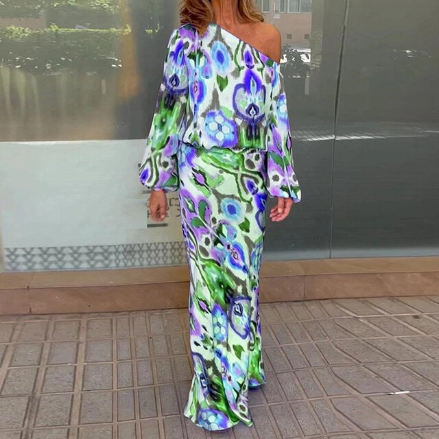 ILONA -  Multicolor Print Kleid