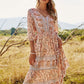 ALMA - Bohemia Kleid mit Blumenmuster