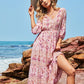 ALMA - Bohemia Kleid mit Blumenmuster