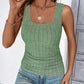 Beiges Rippentanktop - Nina