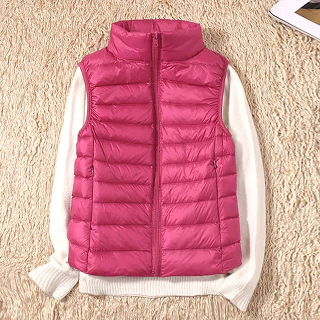 Alexis - Ärmelloser ultraleichter Bodywarmer mit Daunen