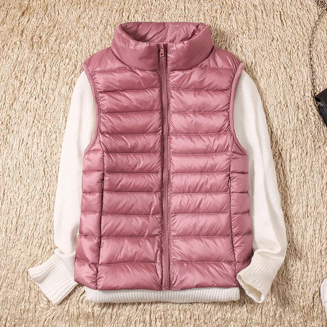 Alexis - Ärmelloser ultraleichter Bodywarmer mit Daunen