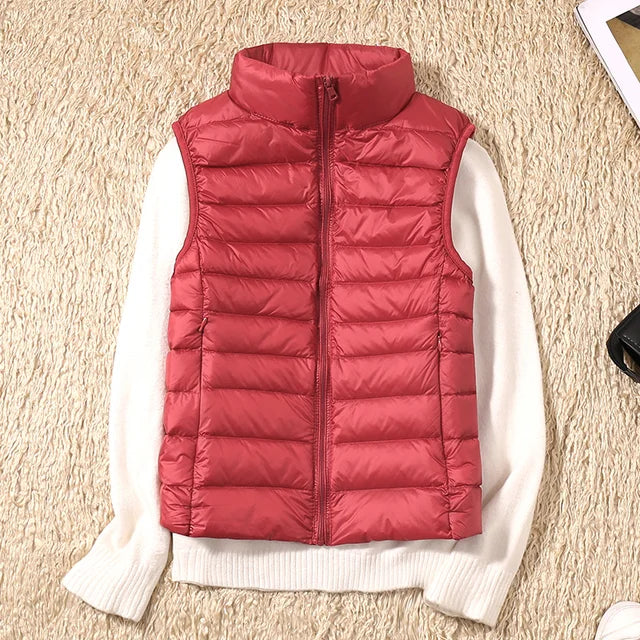 Alexis - Ärmelloser ultraleichter Bodywarmer mit Daunen