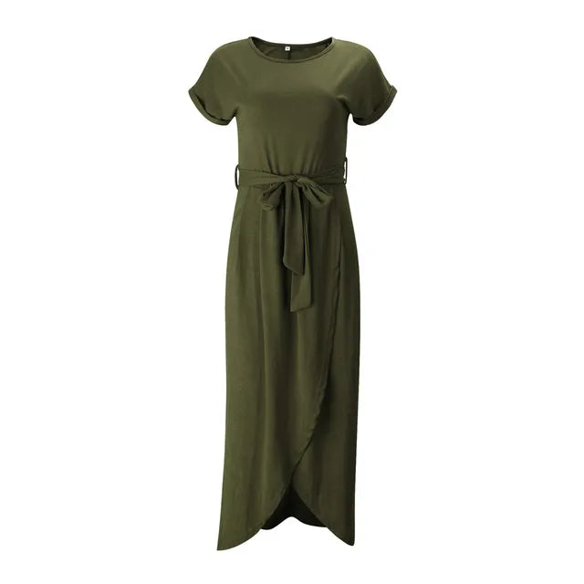 Sophie - Schwarzes Unregelmäßiges Kleid