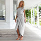 Sophie - Schwarzes Unregelmäßiges Kleid