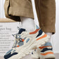 Herren-Sneaker mit Front-Riemen und leichtem Kontrast-Stitching