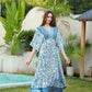 Leanne - Kleid mit Blumenmuster und V-Ausschnitt