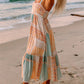 Melindi - Mehrfarbiges Sommerkleid mit Bohemian-Print