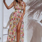 Armie -Sommerkleid aus bedrucktem Chiffon