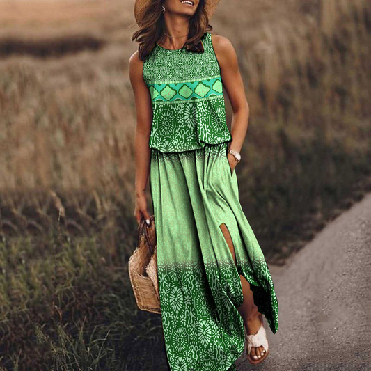 Paula | Ethnisches Kleid mit Mandala-Muster