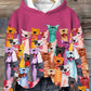 Vivy - Sweatshirt mit Tiermuster