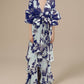 Benet - Bedrucktes Chiffon-Festtagskleid