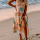 Melindi - Mehrfarbiges Sommerkleid mit Bohemian-Print