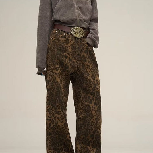 Nelly - Leopardenmuster Jeans