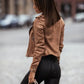 Ora | Oblique Zip Short Jacket
