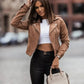 Ora | Oblique Zip Short Jacket