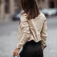 Ora | Oblique Zip Short Jacket