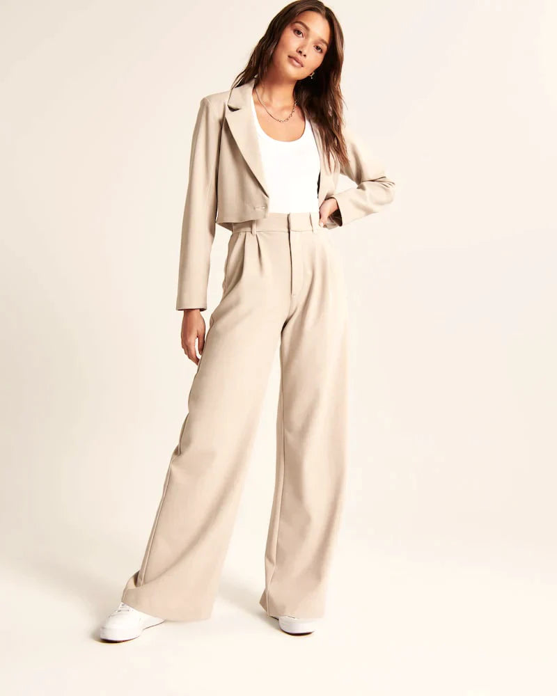 Mia | Maßgeschneiderte Hose mit weitem Bein