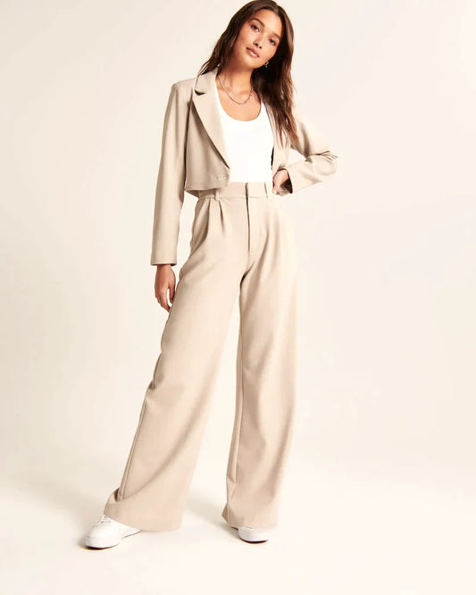Mia | Maßgeschneiderte Hose mit weitem Bein