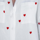 HERTHA – Bluse mit Herzmuster für Damen