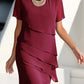 Ruby - Rotfallendes Stufenkleid