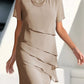 Ruby - Rotfallendes Stufenkleid