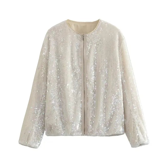 Despoina | glänzende high steet jacke