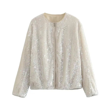 Despoina | glänzende high steet jacke
