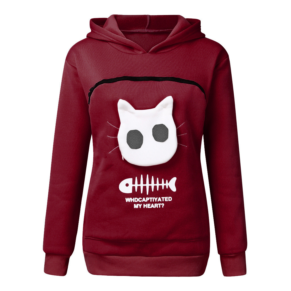 Poppy | Kuscheliger Kapuzenpulli mit Pfote