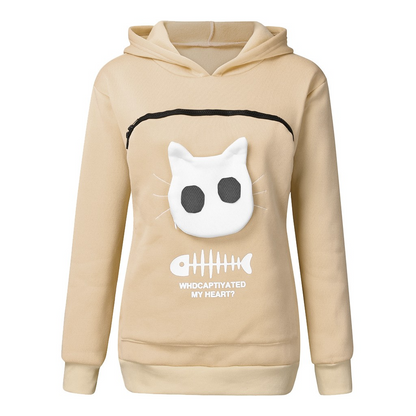 Poppy | Kuscheliger Kapuzenpulli mit Pfote