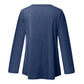 Blaues Löwenzahn-Druckshirt - Marie