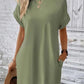 Emilia - Leuchtend Pinkes T-Shirt-Kleid