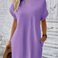 Emilia - Leuchtend Pinkes T-Shirt-Kleid