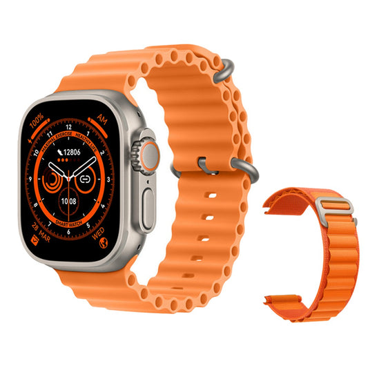 Ultra Smartwatch Series 8 - für Iphone & Android - 2 Armbänder inklusive