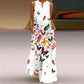 Noreen - Retro Print Langes Kleid