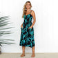 Susan - Strand Print Sommer Sexy Midikleid