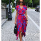 Sommerliches Blumen Maxikleid - Linda