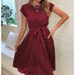 Schönes plissiertes Kleid für Frauen - NABIE