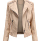 CHARLÈNE - Elegante Leder Jacke für den Frühling