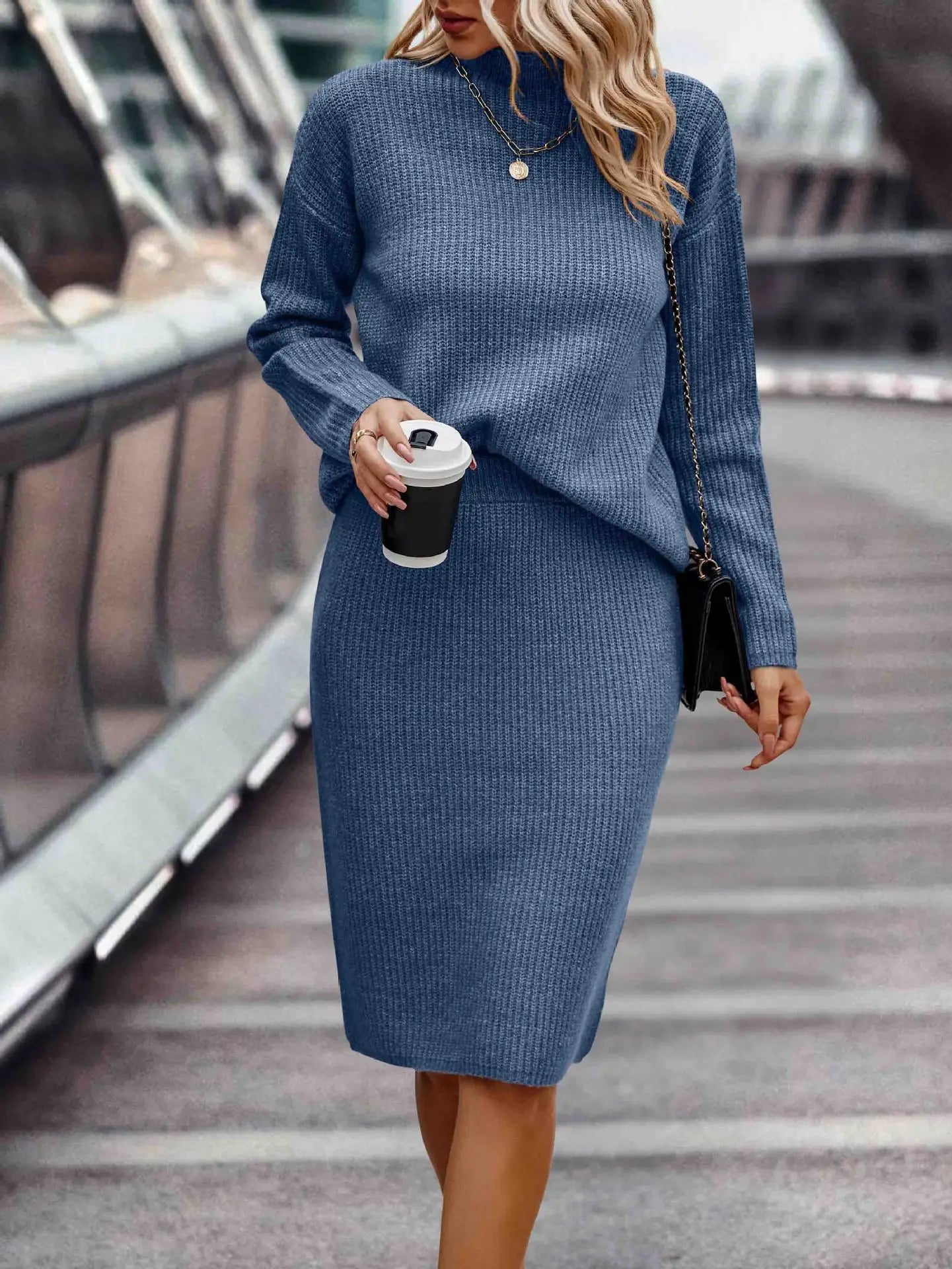 Anita -  2-Teiliges Set aus Pullover und Rock