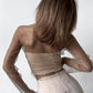 Emmas Verführerisches Netzoberteil | Langarm Beach Cover Up | Party Club Tank Top mit sexy Mesh-Look
