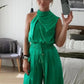 Vanessa - Elegantes Oberteil und ausgestellte Hose im 2-teiligen Set