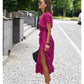 Sommerliches Blumen Maxikleid - Linda