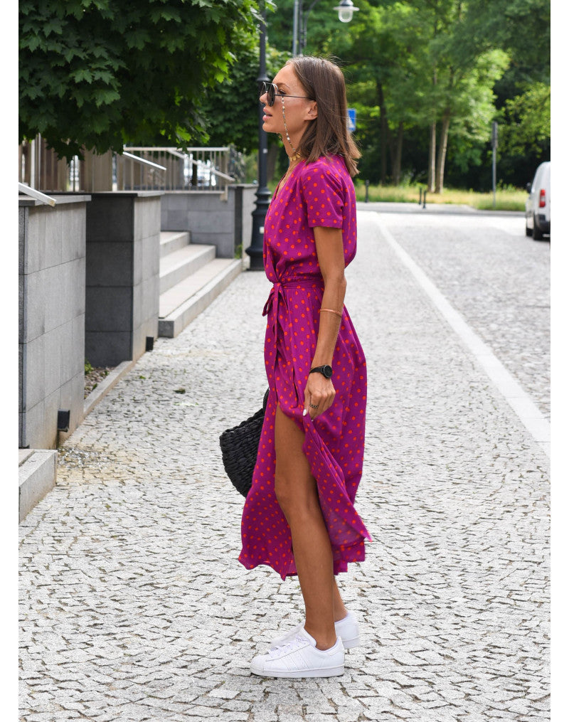 Sommerliches Blumen Maxikleid - Linda