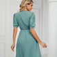 Madison® I Schlichtes Spitzen-Patchwork-Kleid für Frühling/Sommer