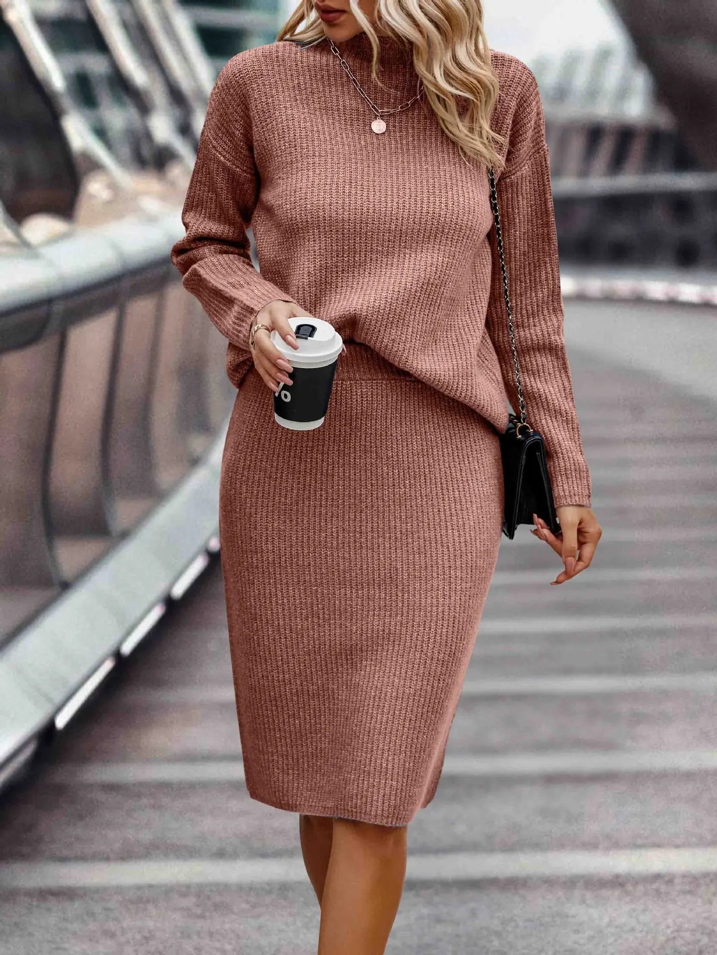 Anita -  2-Teiliges Set aus Pullover und Rock