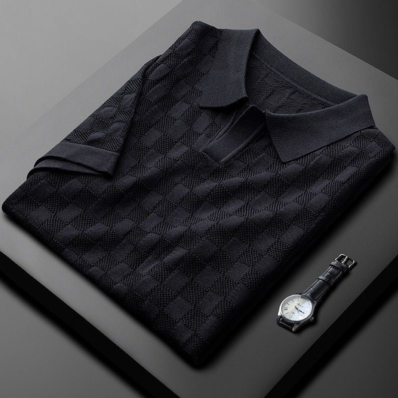 BLAKE - Polo-Shirt aus Waffelstrick