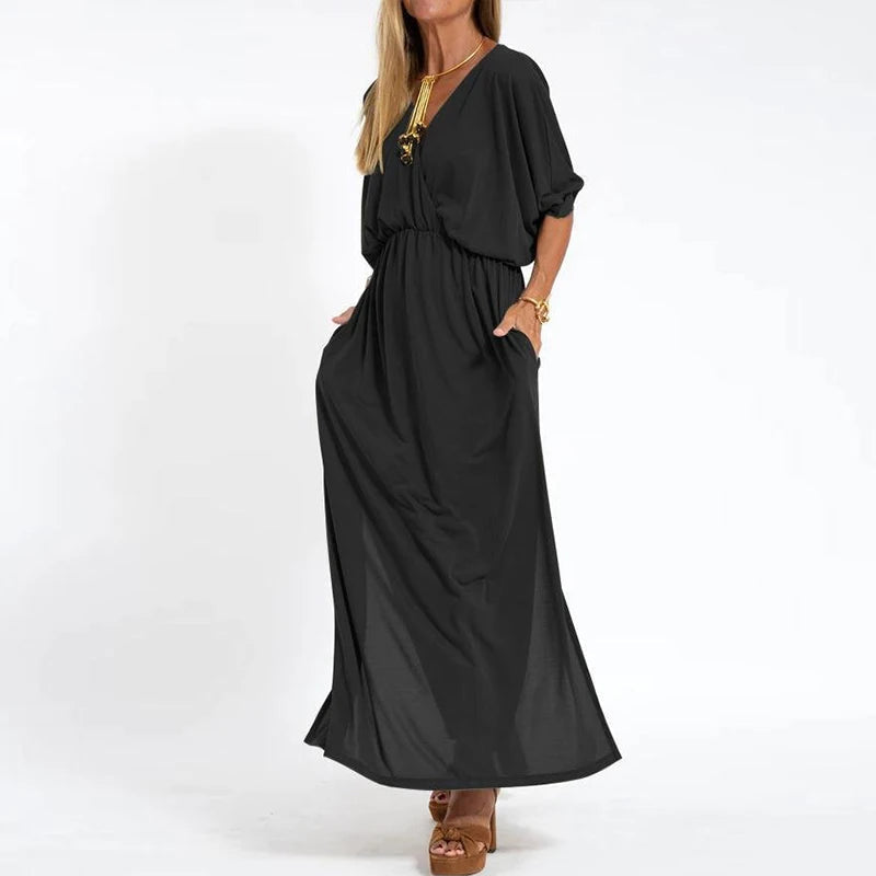 Tina - langes vintage-kleid