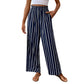 Gestreifte Weite Hose - Mia